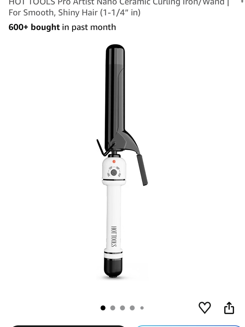 Hot tools pro artist nano ceramic curling iron 1 1/4 inch